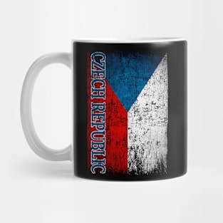 Czech Republic Flag Gift Women Men Children Czech Republic Retro Vintage Mug